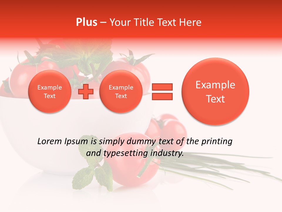 Object Tomato Background PowerPoint Template