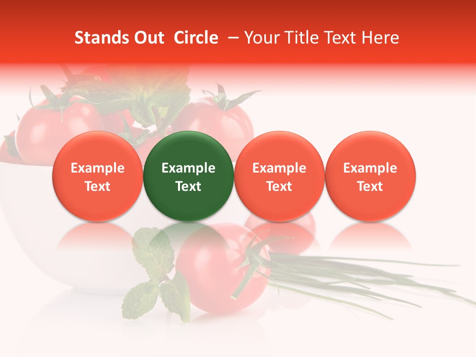 Object Tomato Background PowerPoint Template