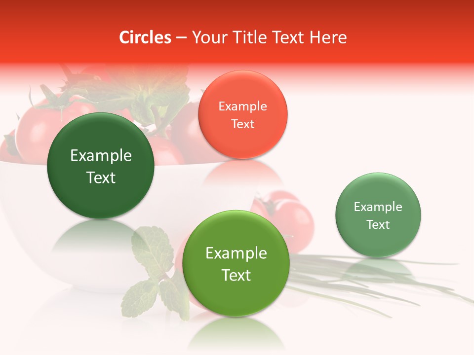 Object Tomato Background PowerPoint Template