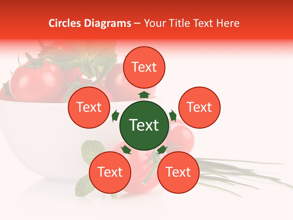 Object Tomato Background PowerPoint Template