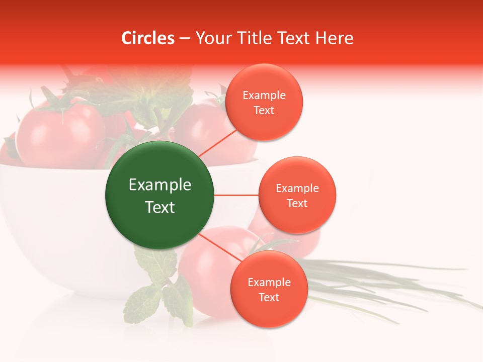 Object Tomato Background PowerPoint Template