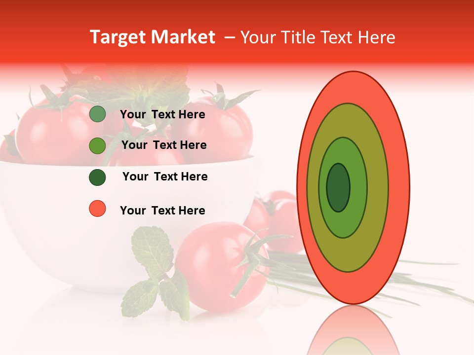 Object Tomato Background PowerPoint Template