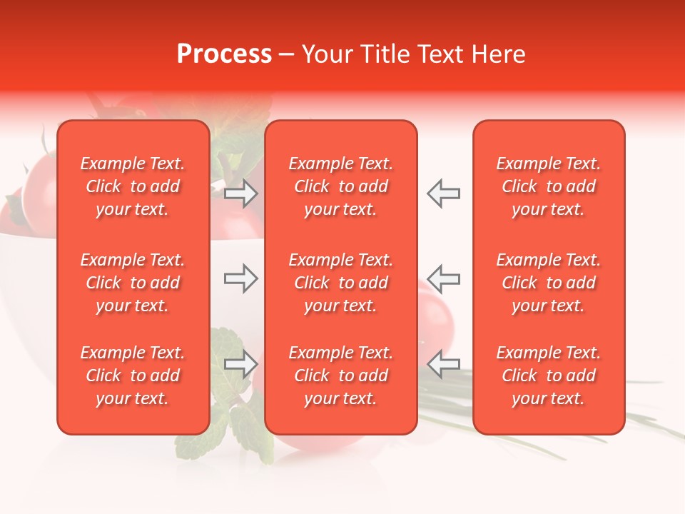 Object Tomato Background PowerPoint Template
