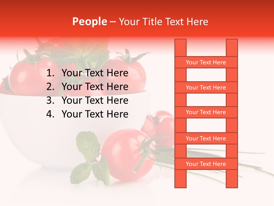 Object Tomato Background PowerPoint Template