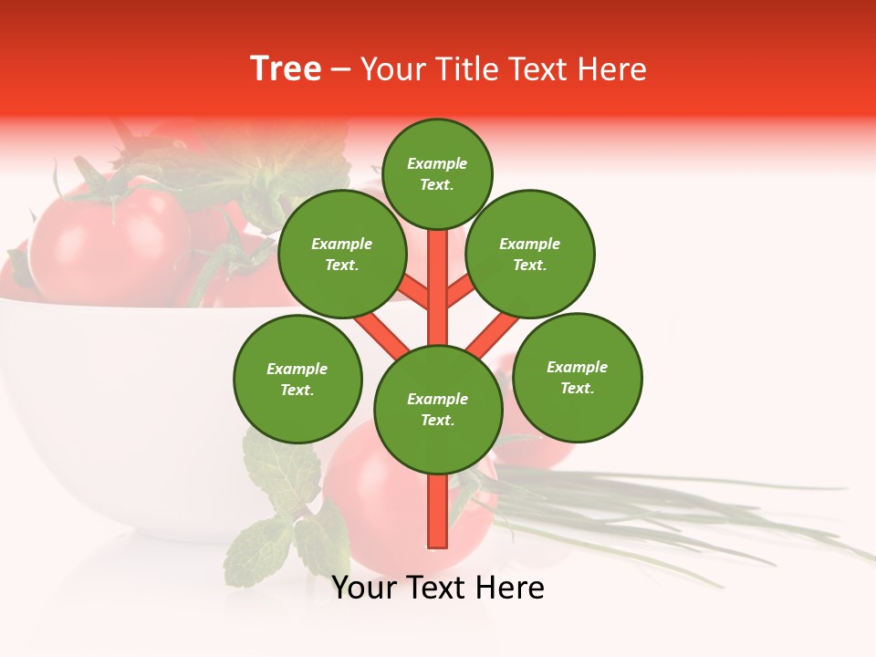Object Tomato Background PowerPoint Template