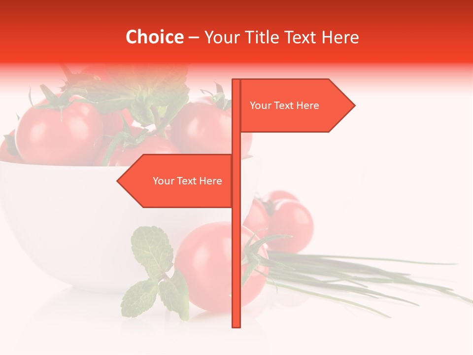 Object Tomato Background PowerPoint Template