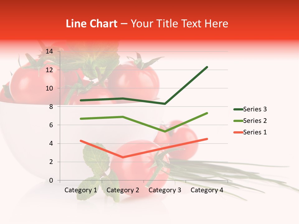 Object Tomato Background PowerPoint Template