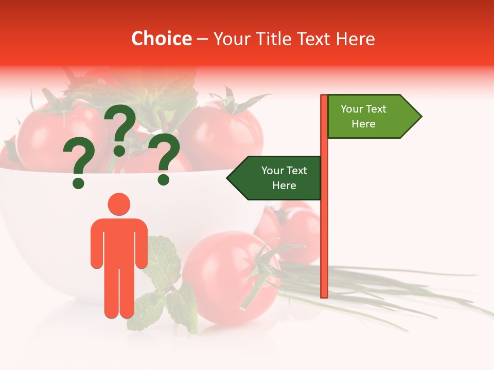 Object Tomato Background PowerPoint Template