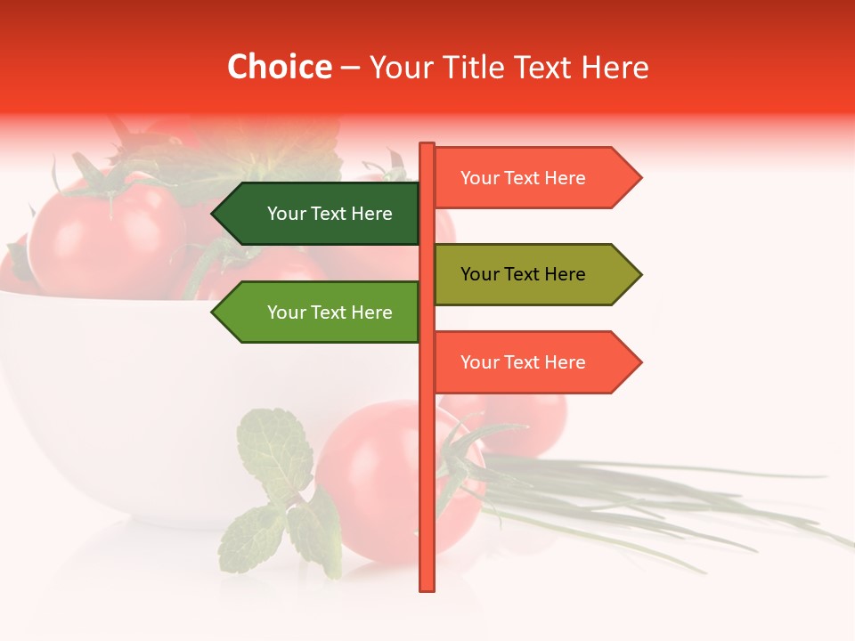 Object Tomato Background PowerPoint Template