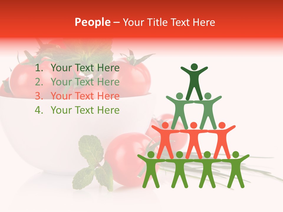 Object Tomato Background PowerPoint Template