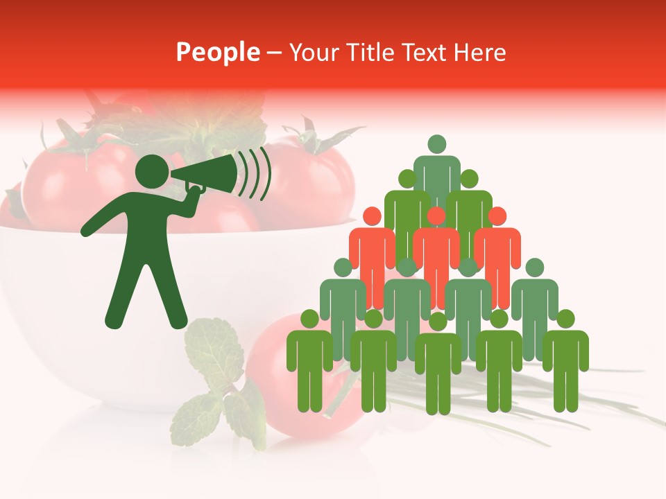 Object Tomato Background PowerPoint Template