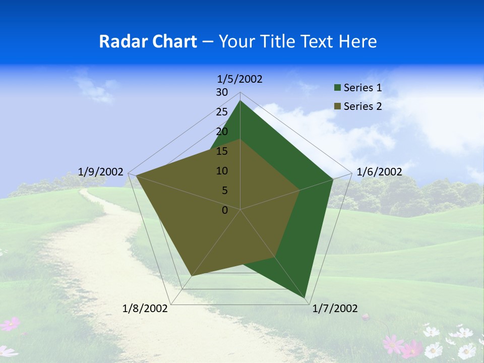 Solitude White Horizontal PowerPoint Template