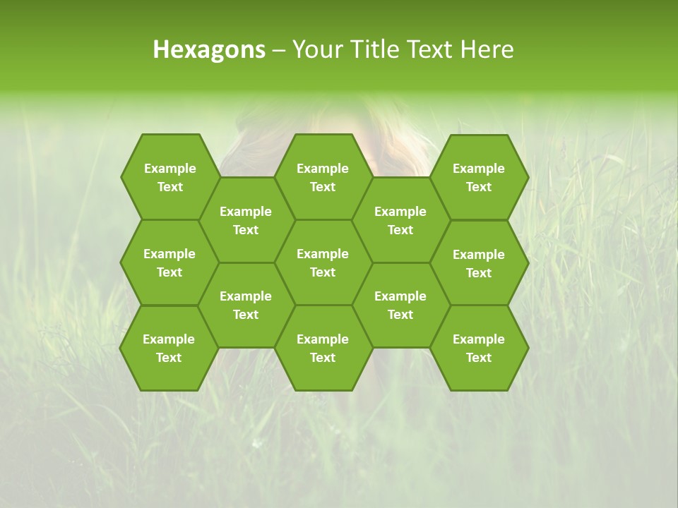 Young Adult Female Smile PowerPoint Template