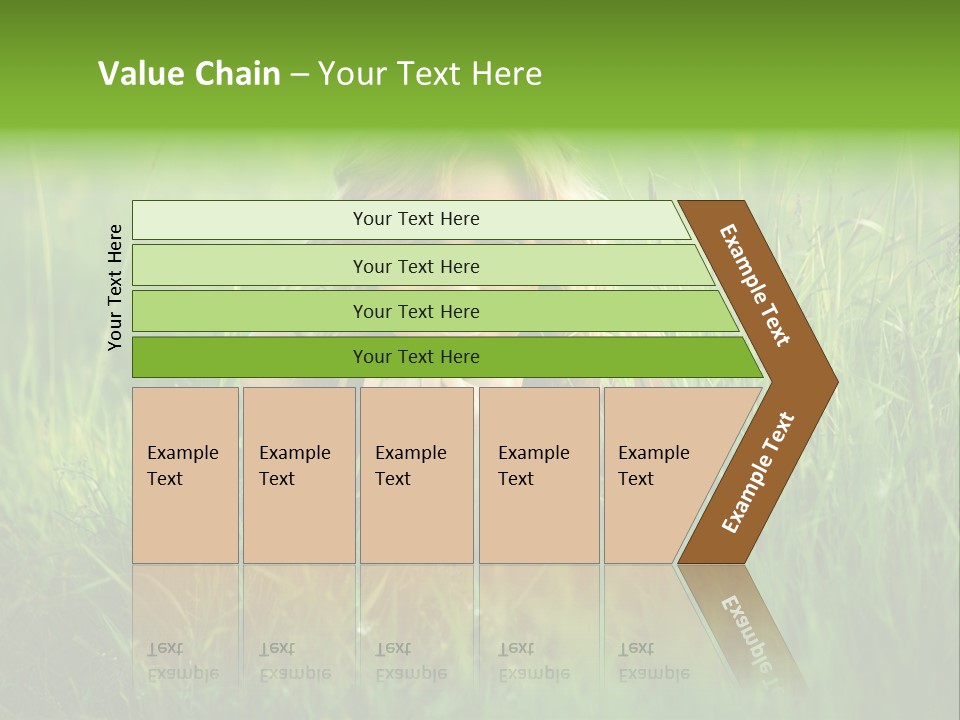 Young Adult Female Smile PowerPoint Template