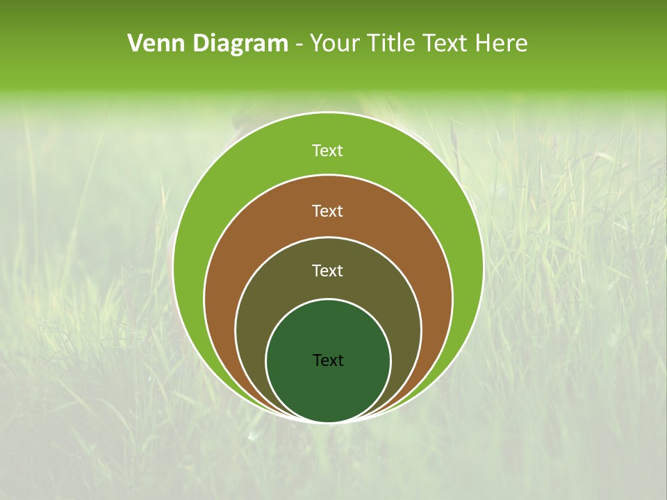 Young Adult Female Smile PowerPoint Template
