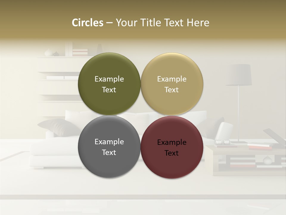 Domestic Lounge Lamp PowerPoint Template