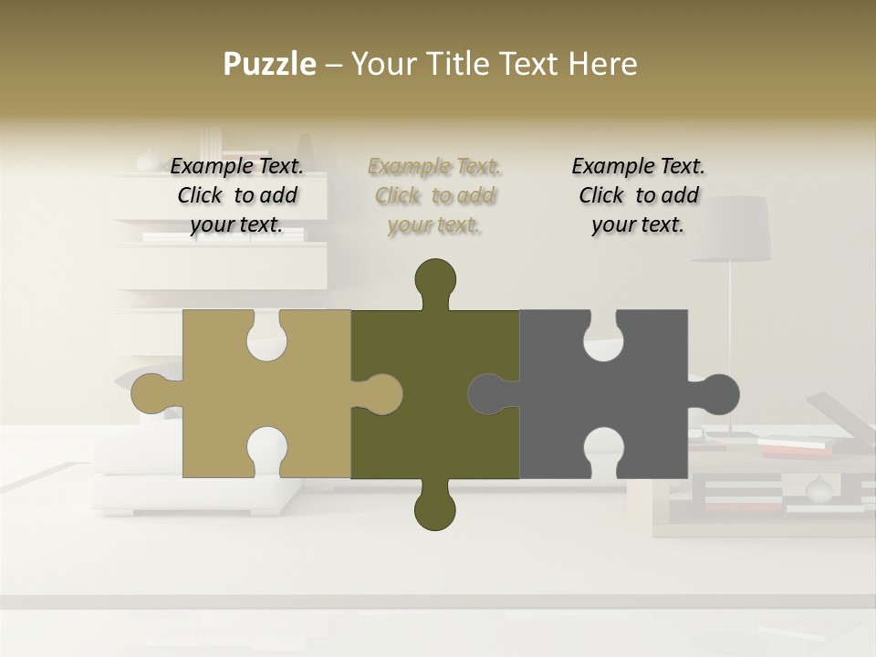 Domestic Lounge Lamp PowerPoint Template