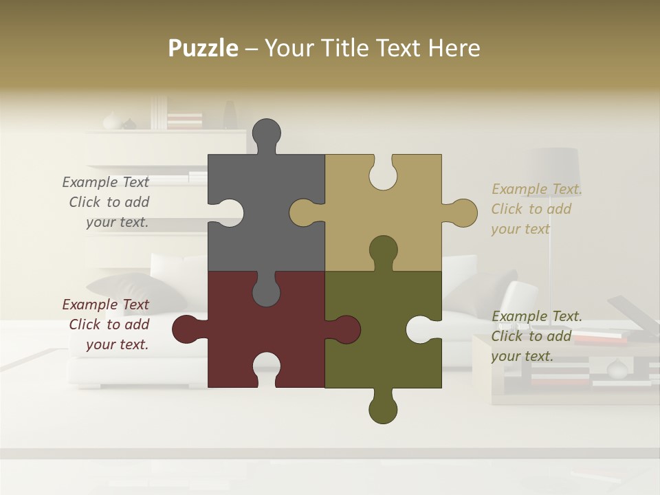 Domestic Lounge Lamp PowerPoint Template