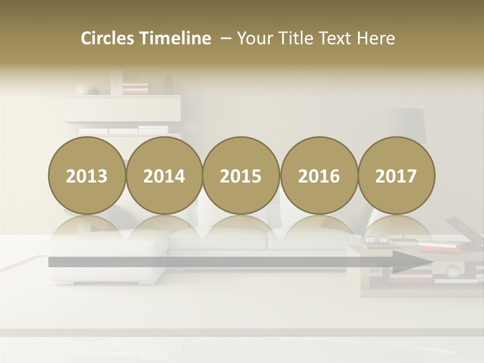 Domestic Lounge Lamp PowerPoint Template