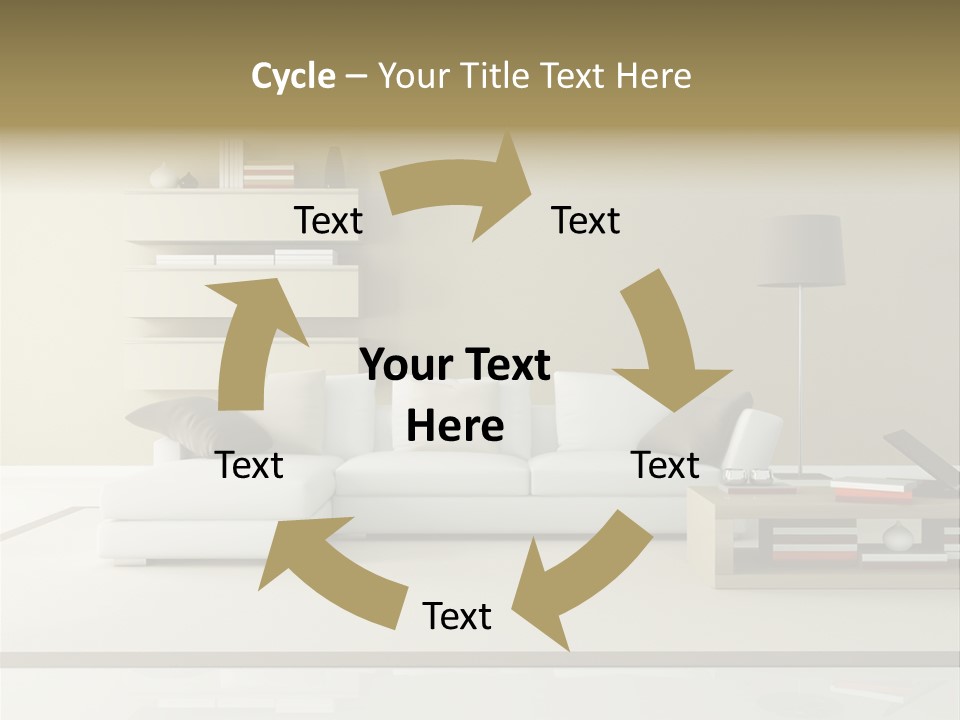 Domestic Lounge Lamp PowerPoint Template