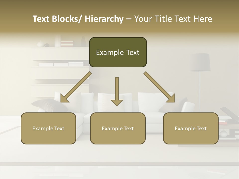 Domestic Lounge Lamp PowerPoint Template