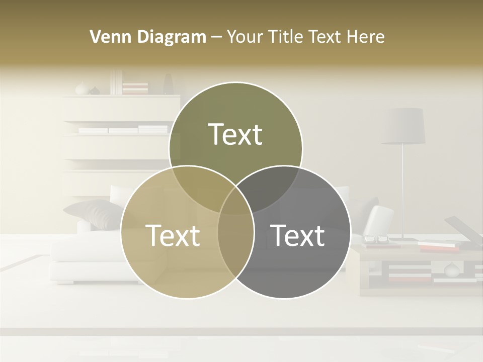 Domestic Lounge Lamp PowerPoint Template
