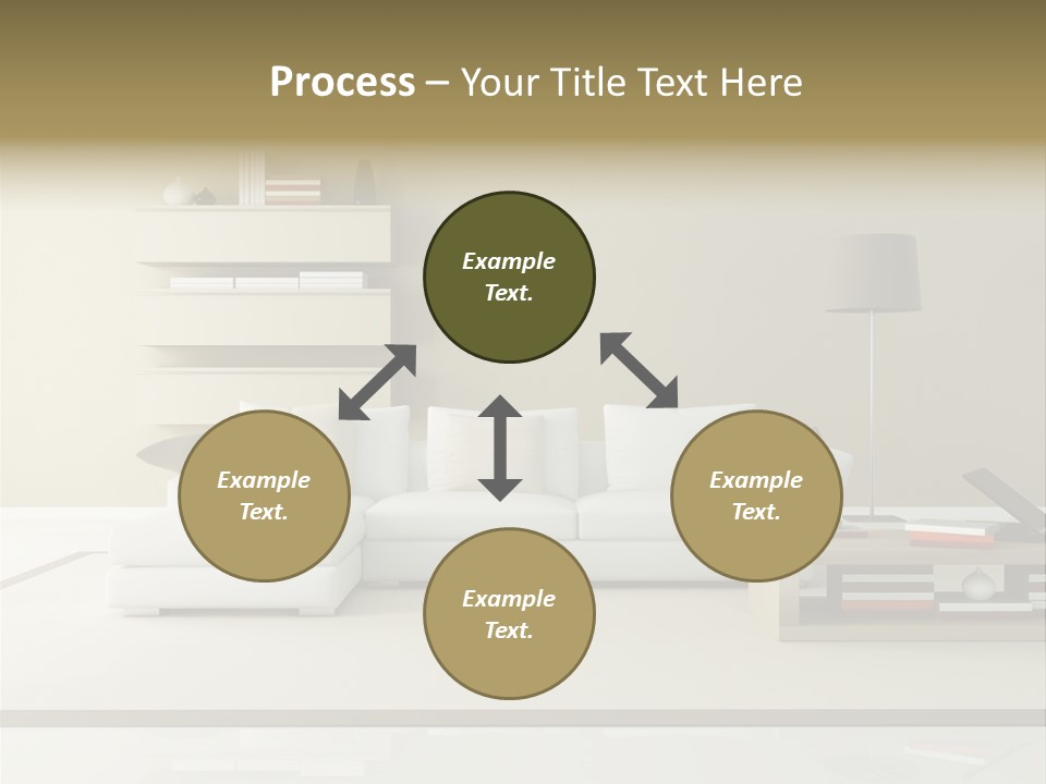 Domestic Lounge Lamp PowerPoint Template