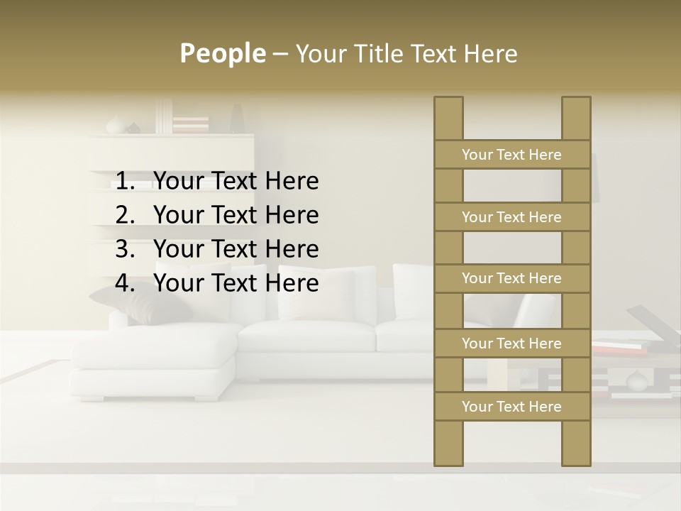 Domestic Lounge Lamp PowerPoint Template