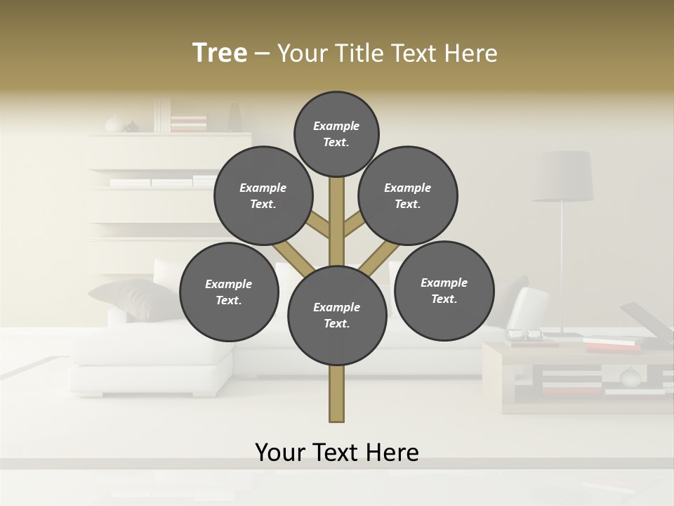 Domestic Lounge Lamp PowerPoint Template