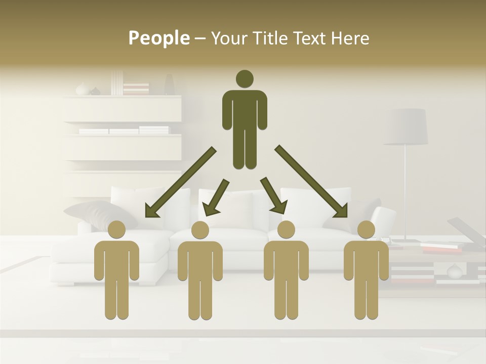 Domestic Lounge Lamp PowerPoint Template