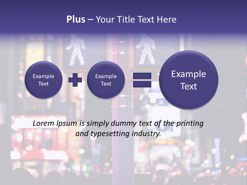 Hand Illuminated Electric PowerPoint Template