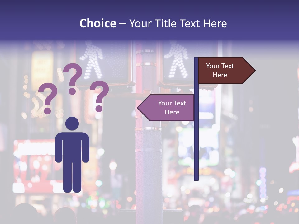 Hand Illuminated Electric PowerPoint Template