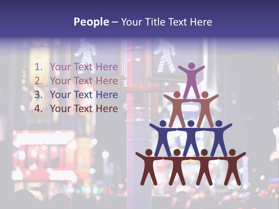 Hand Illuminated Electric PowerPoint Template