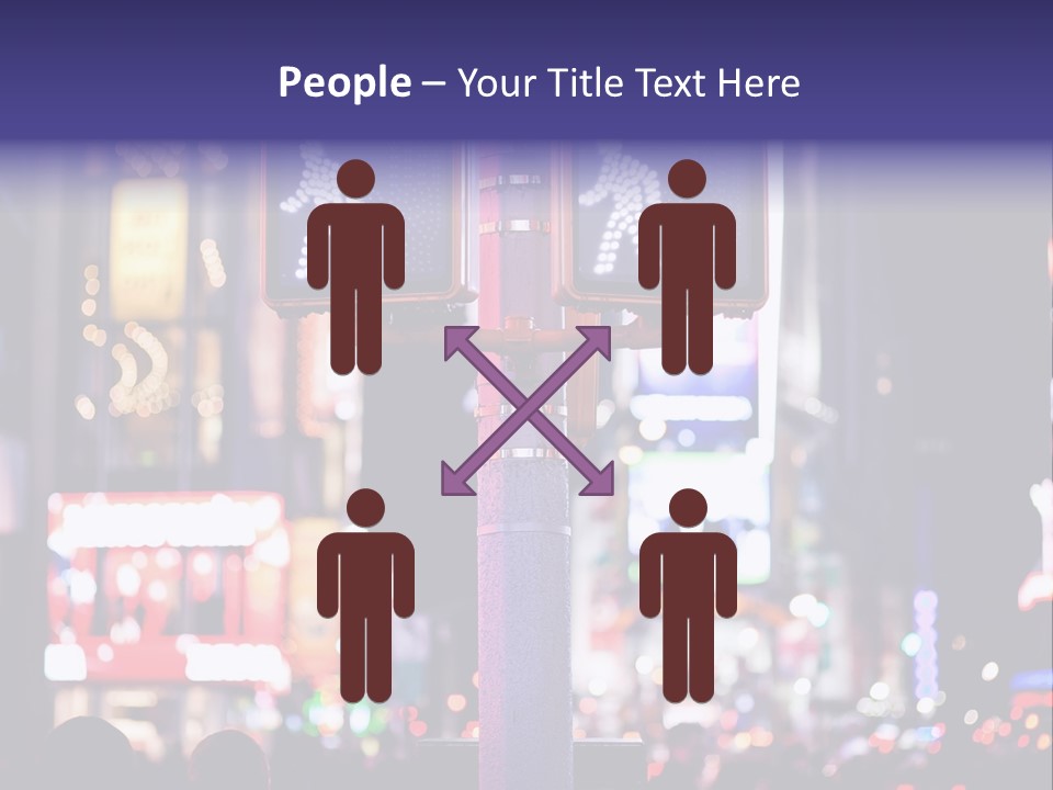 Hand Illuminated Electric PowerPoint Template