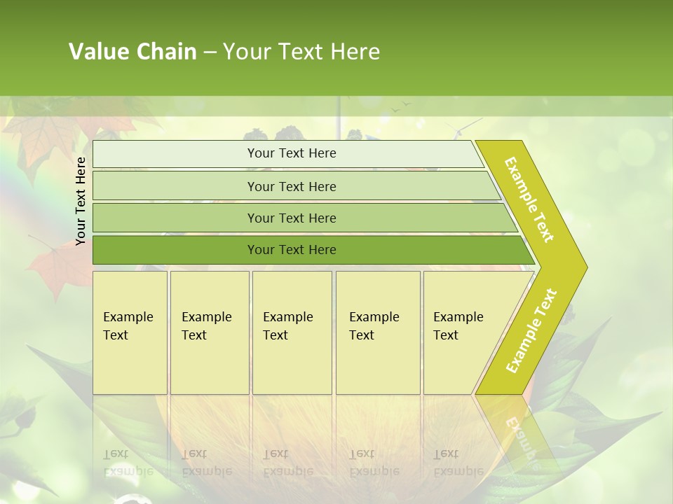 Sphere Leaf Plant PowerPoint Template