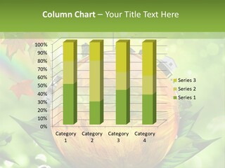 Sphere Leaf Plant PowerPoint Template