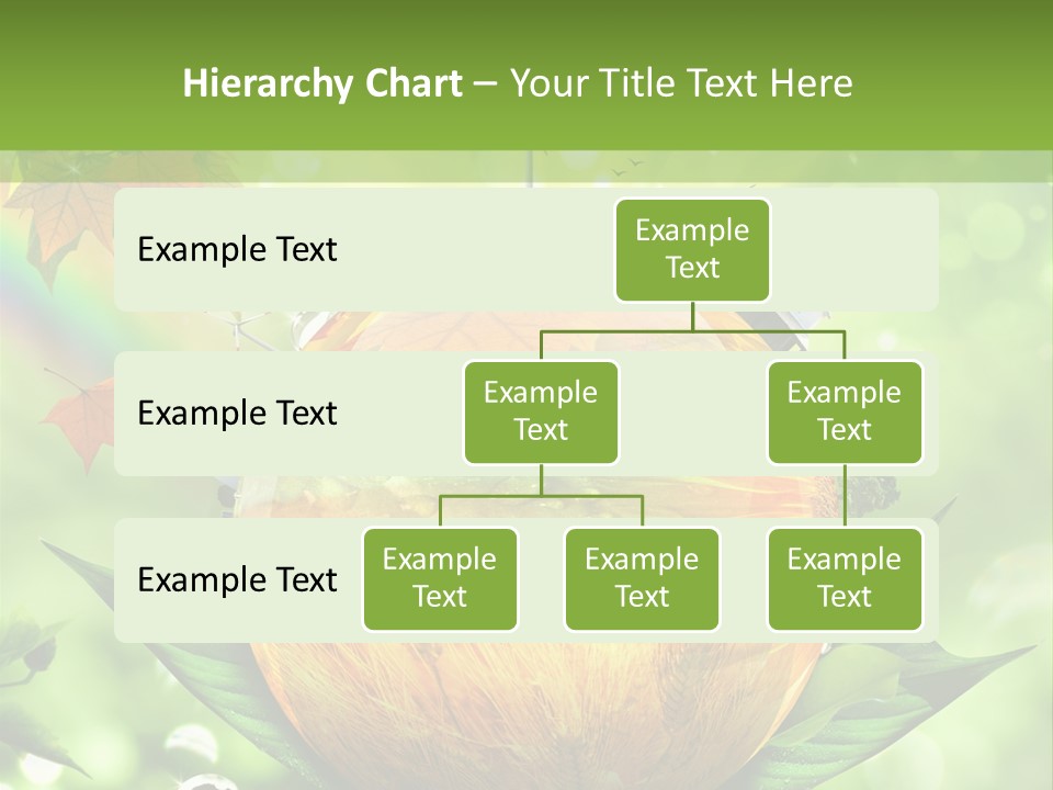 Sphere Leaf Plant PowerPoint Template