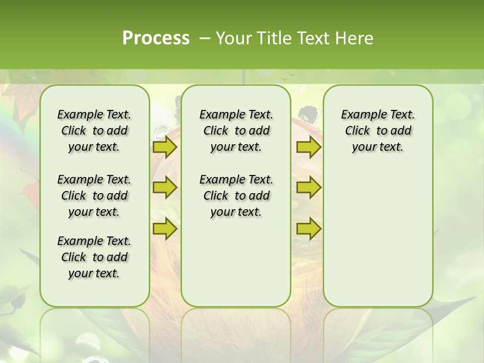 Sphere Leaf Plant PowerPoint Template