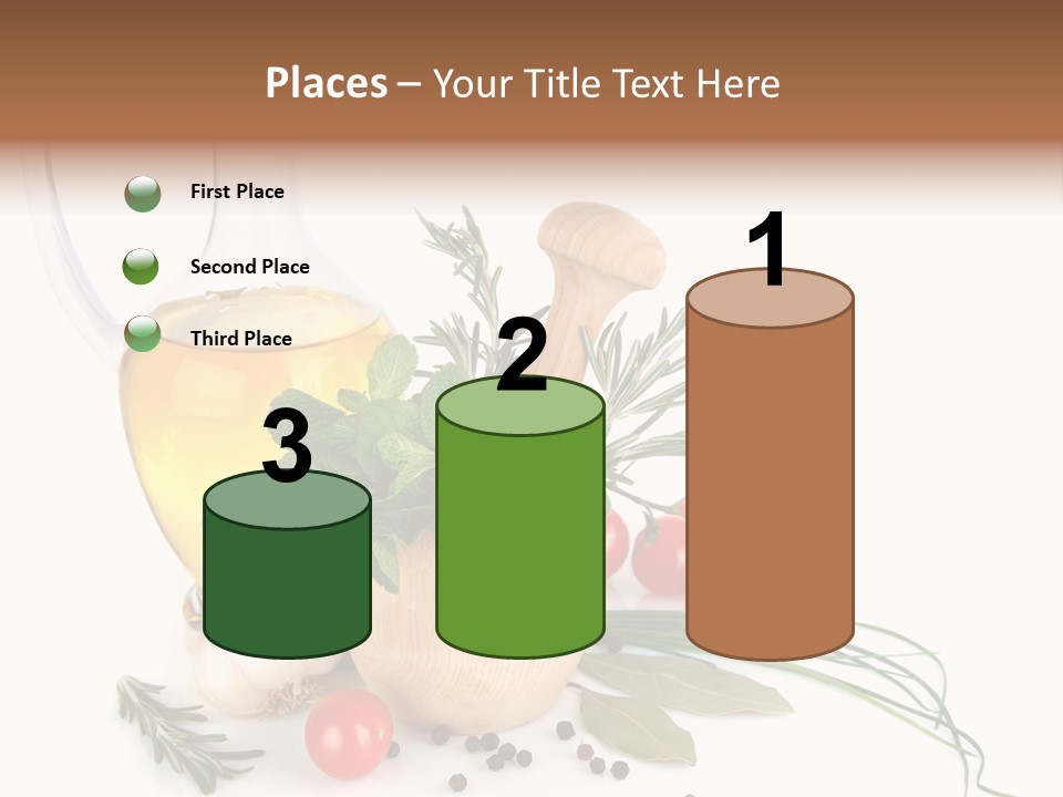 Oil Vitamin Additive PowerPoint Template