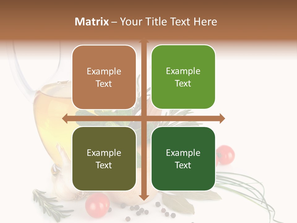 Oil Vitamin Additive PowerPoint Template