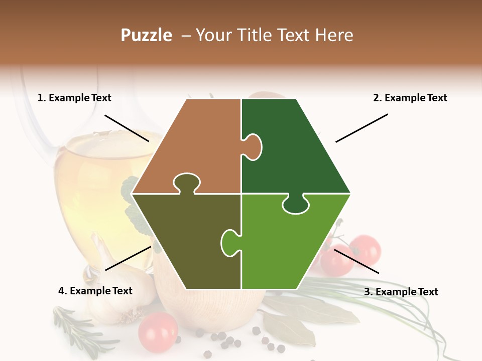 Oil Vitamin Additive PowerPoint Template
