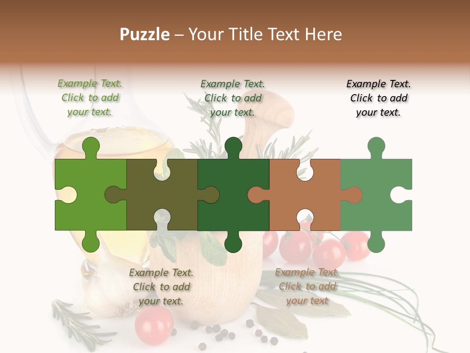 Oil Vitamin Additive PowerPoint Template