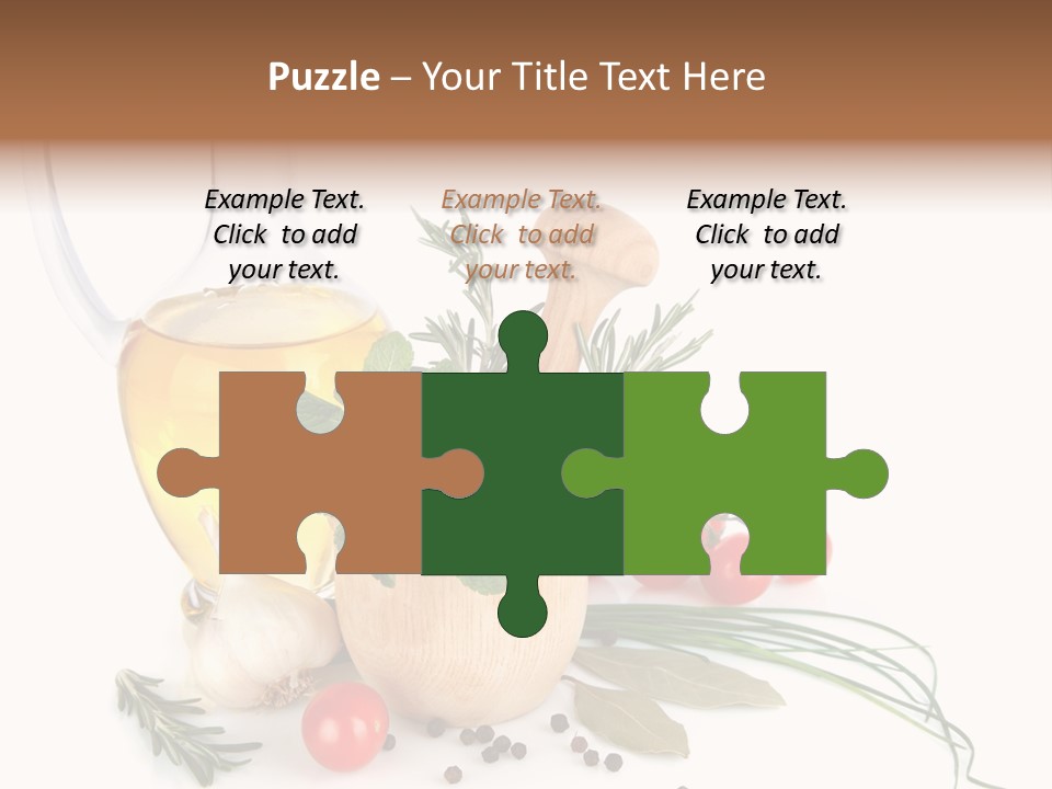 Oil Vitamin Additive PowerPoint Template