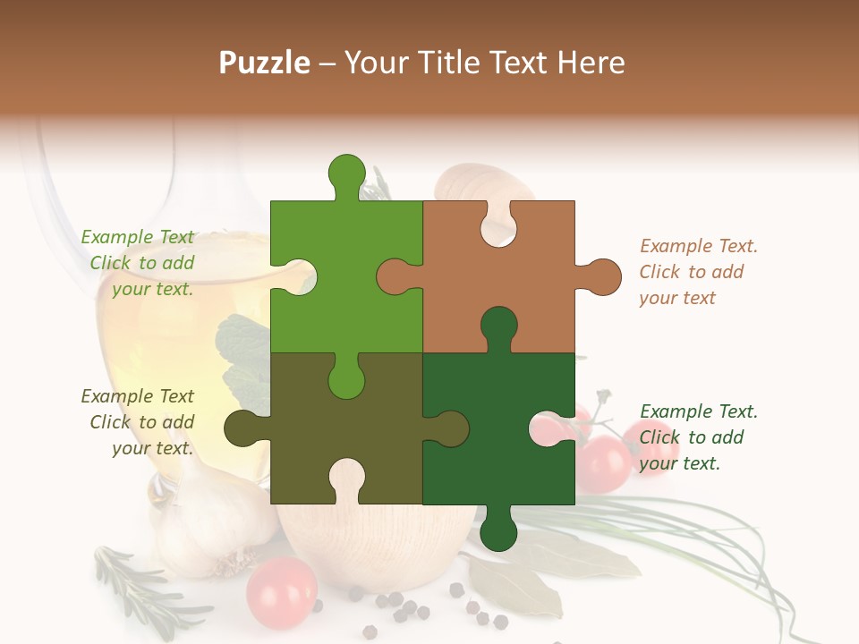 Oil Vitamin Additive PowerPoint Template