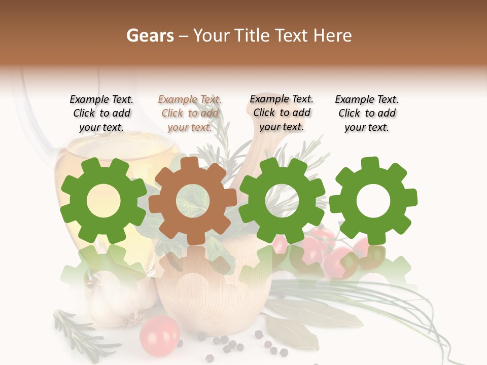 Oil Vitamin Additive PowerPoint Template