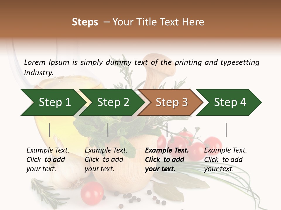Oil Vitamin Additive PowerPoint Template