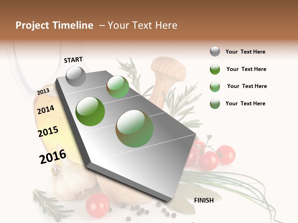 Oil Vitamin Additive PowerPoint Template