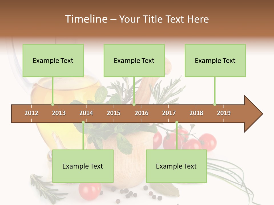 Oil Vitamin Additive PowerPoint Template