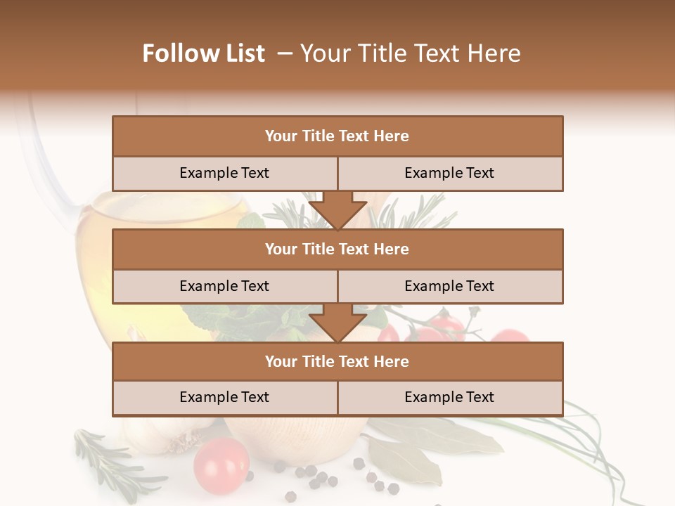Oil Vitamin Additive PowerPoint Template