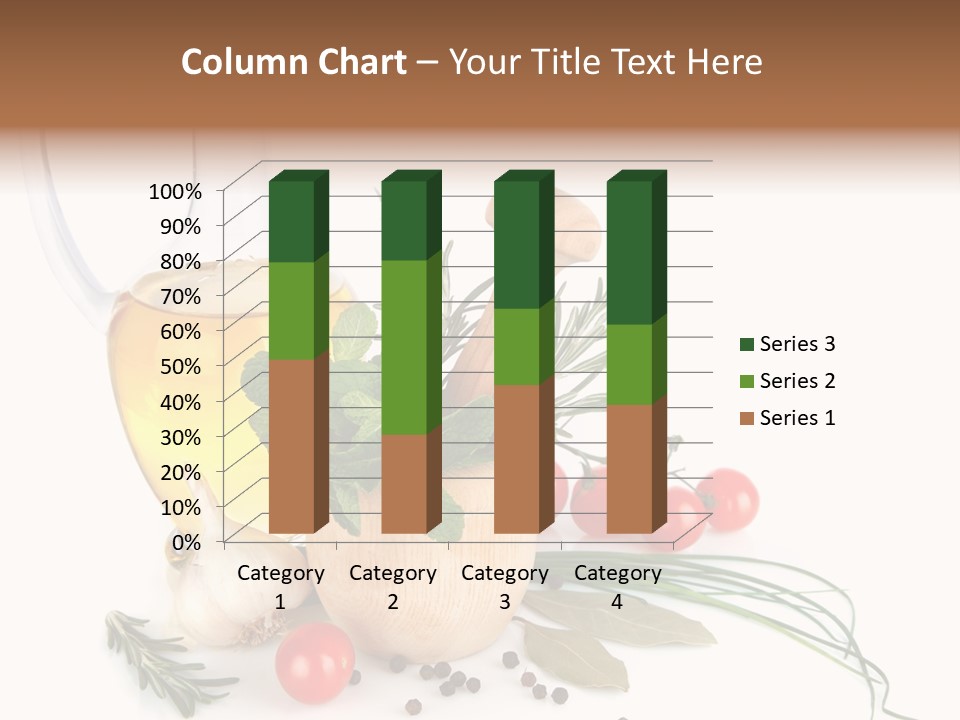 Oil Vitamin Additive PowerPoint Template